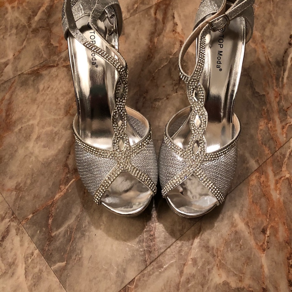 Silver Dress Shoes